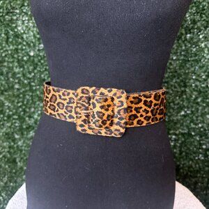 NEW Animal Print Faux Leather Belt